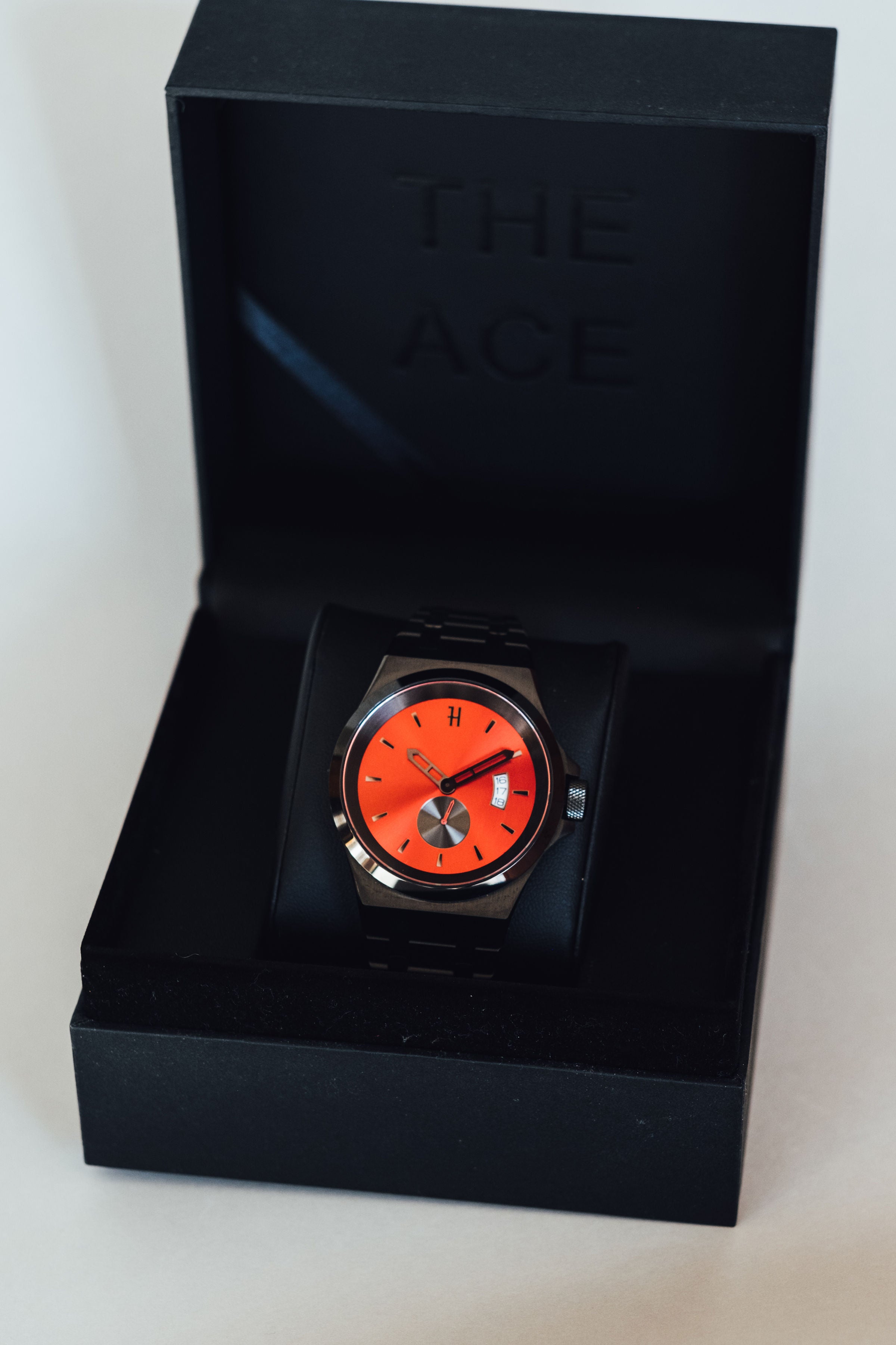 THE ACE - RUBY BLACK MENS WATCH